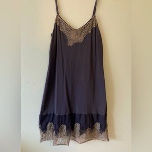 Anthropologie Eloise women’s slip with lace trim, size small
